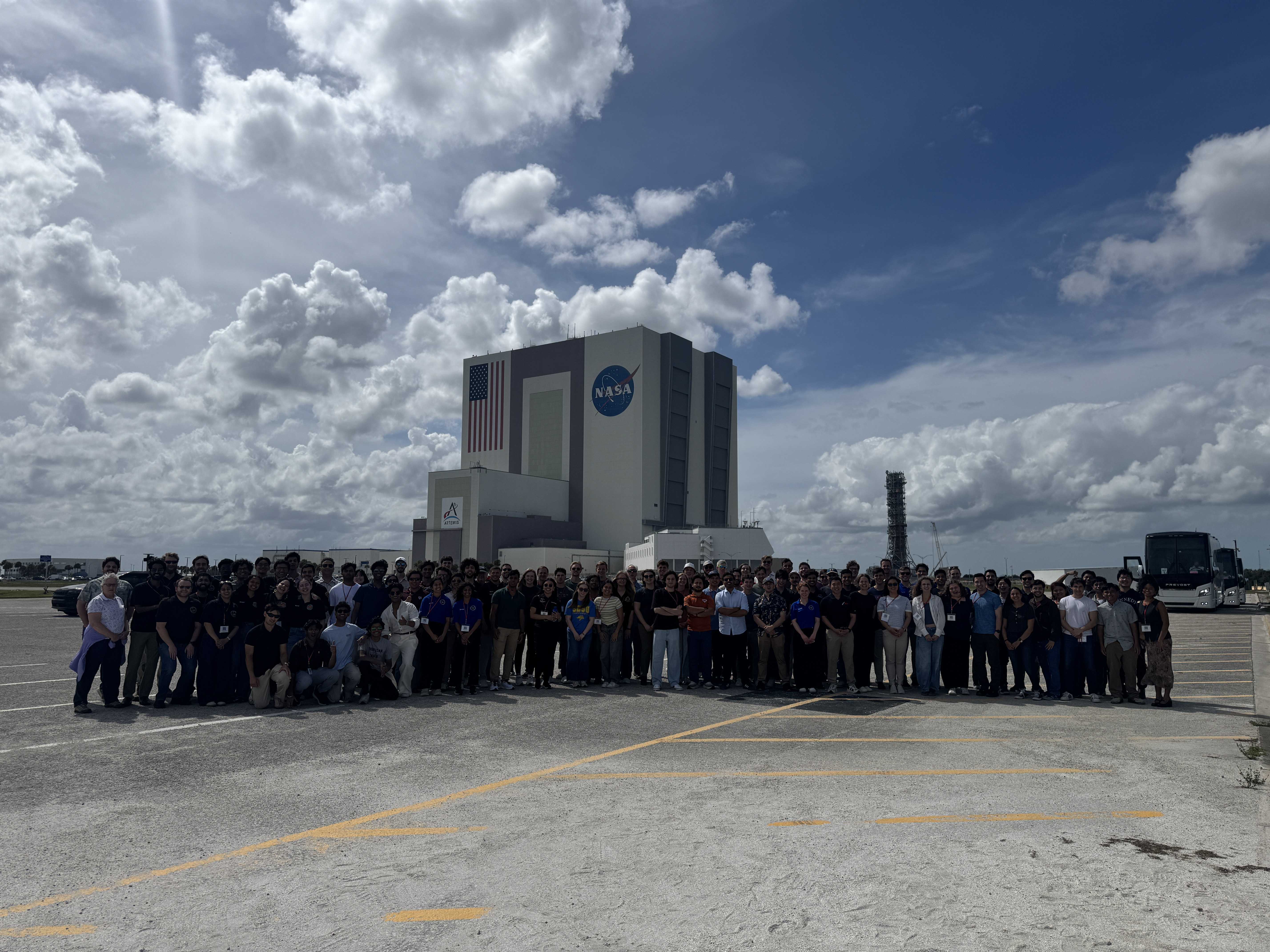 SELENE visit to the Vehicle Assembly Building